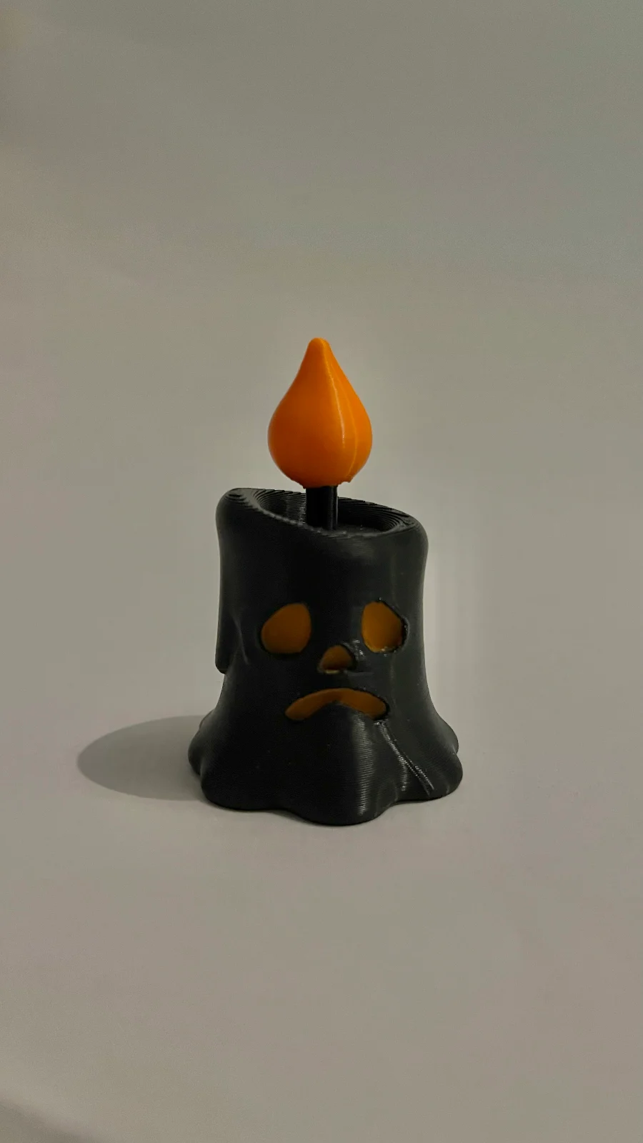 Spooky Face Candle